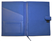 Blue Leather Journal Notebook Inside