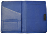 Blue Leather Bound Notebook