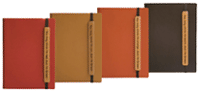 Recycled Leather Journal Books, Hardbound Recycled Notebooks